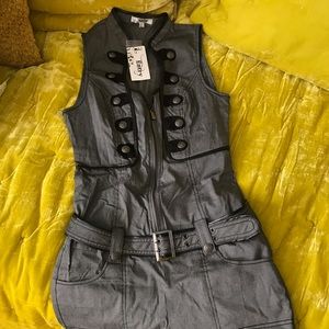 ✨ Military Style Grey Romper ✨ NWT